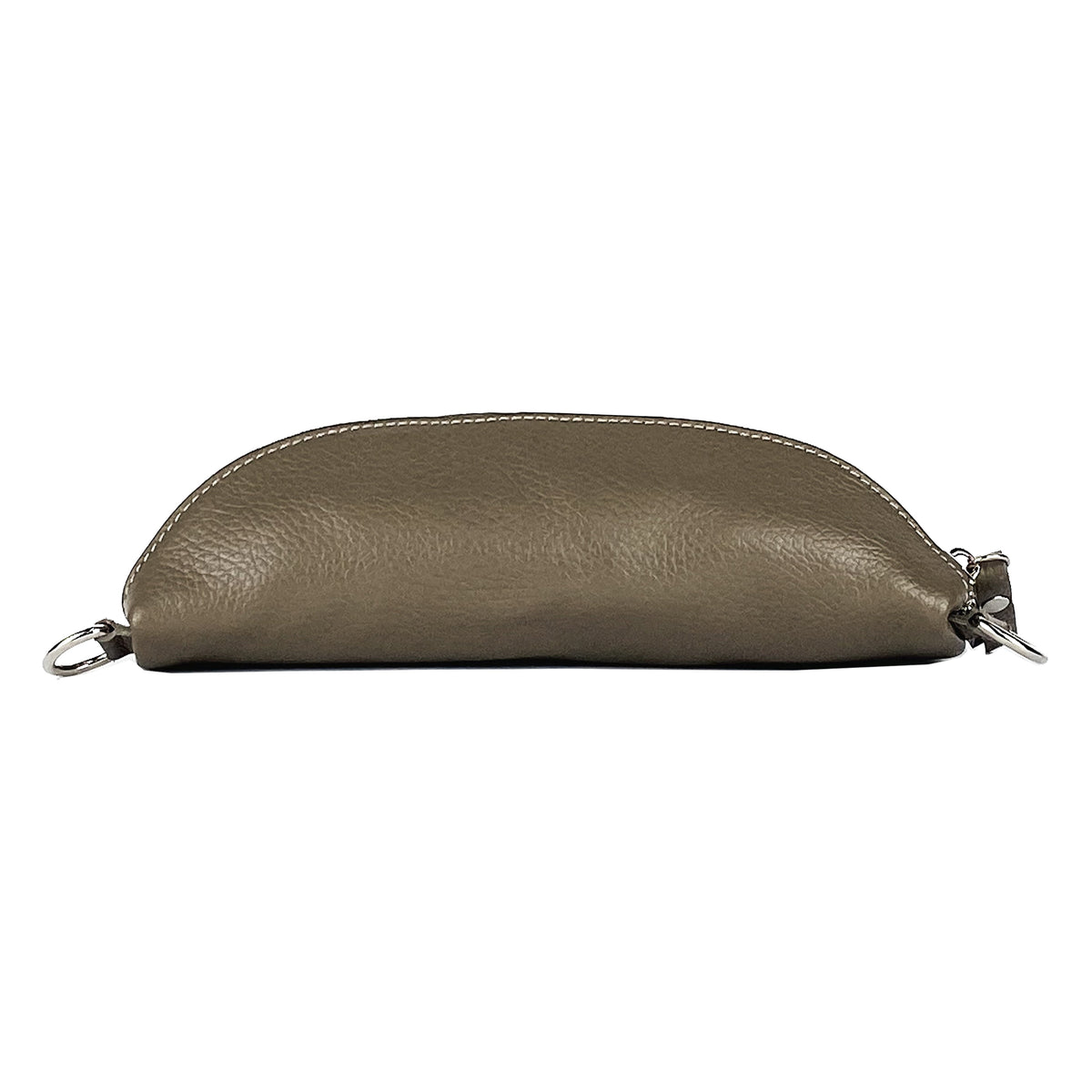 RB1015AQ | Marsupio in vera pelle Made in Italy con tracolla removibile, tortora