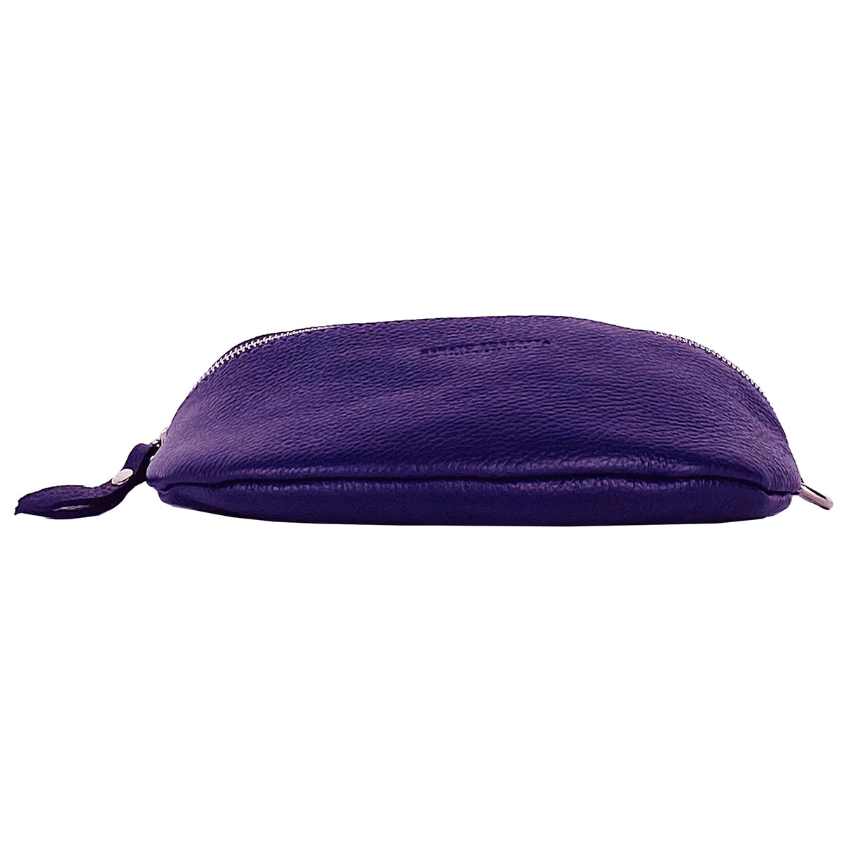 RB1015Y | Marsupio in vera pelle Made in Italy con tracolla removibile, viola