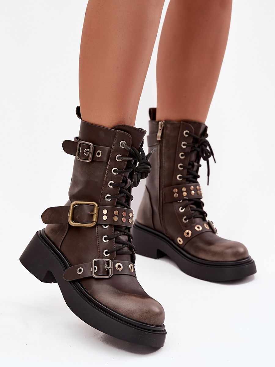 Stivaletti anfibi da donna modello 219841 Step in style