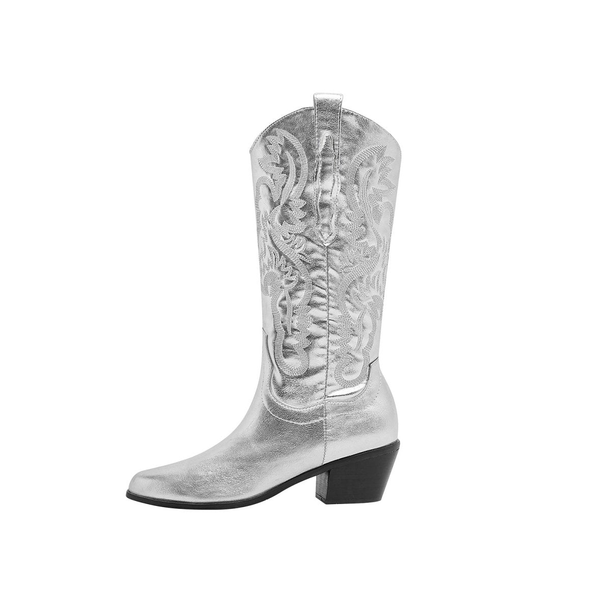 Stivali texani metallizzati Party Glam da donna