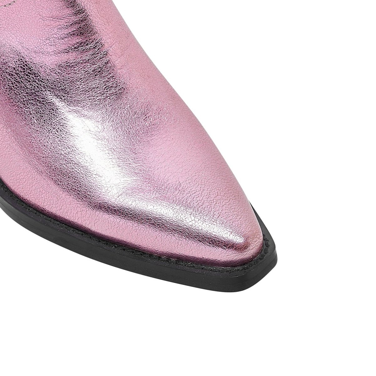 Stivali texani metallizzati Party Glam da donna
